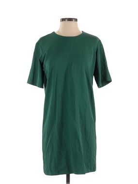 Everlane Green Crew Neck Shift Dress